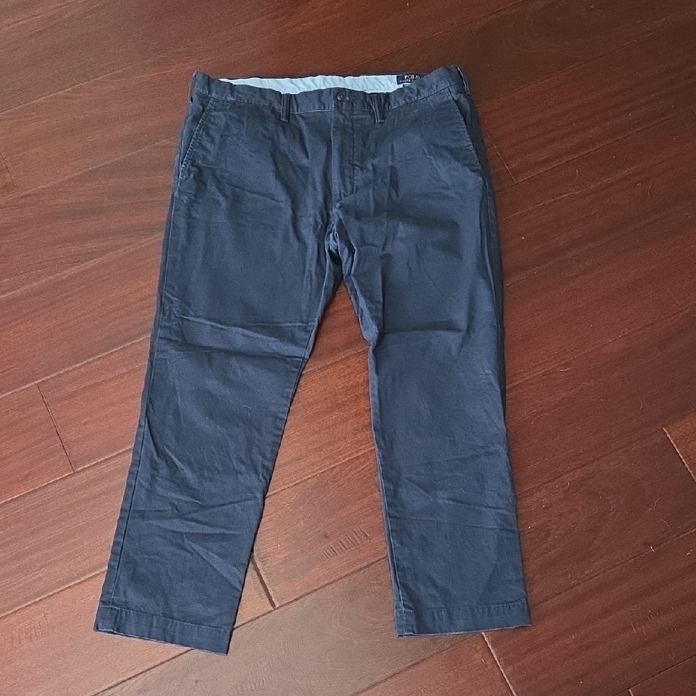 Ralph Lauren Blue Chinos Classic Cotton Blend